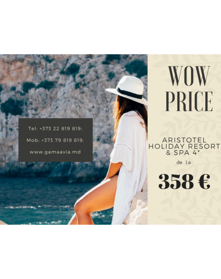 NOU! GREECE! Aristoteles Holiday Resort & SPA 4*!